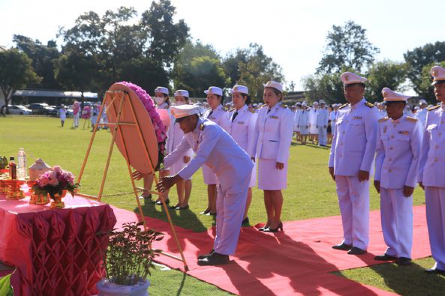 ร่วมพิธี บำเพ็ญกุศลและน้อมรำลึก เนื่องในวันคล้ายวันสวรรคต พระบาทสมเด็จพระจุลจอมเกล้าเจ้าอยู่หัว ”วันปิยมหาราช” ประจำปีพุทธศักราช 2566